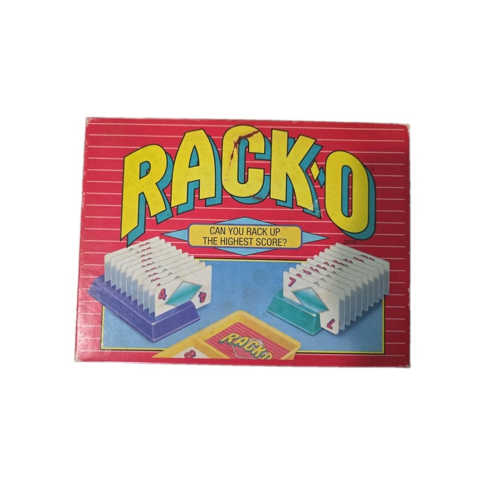 Rack-O Card Game Parker Brothers 1992 Vintage Complete